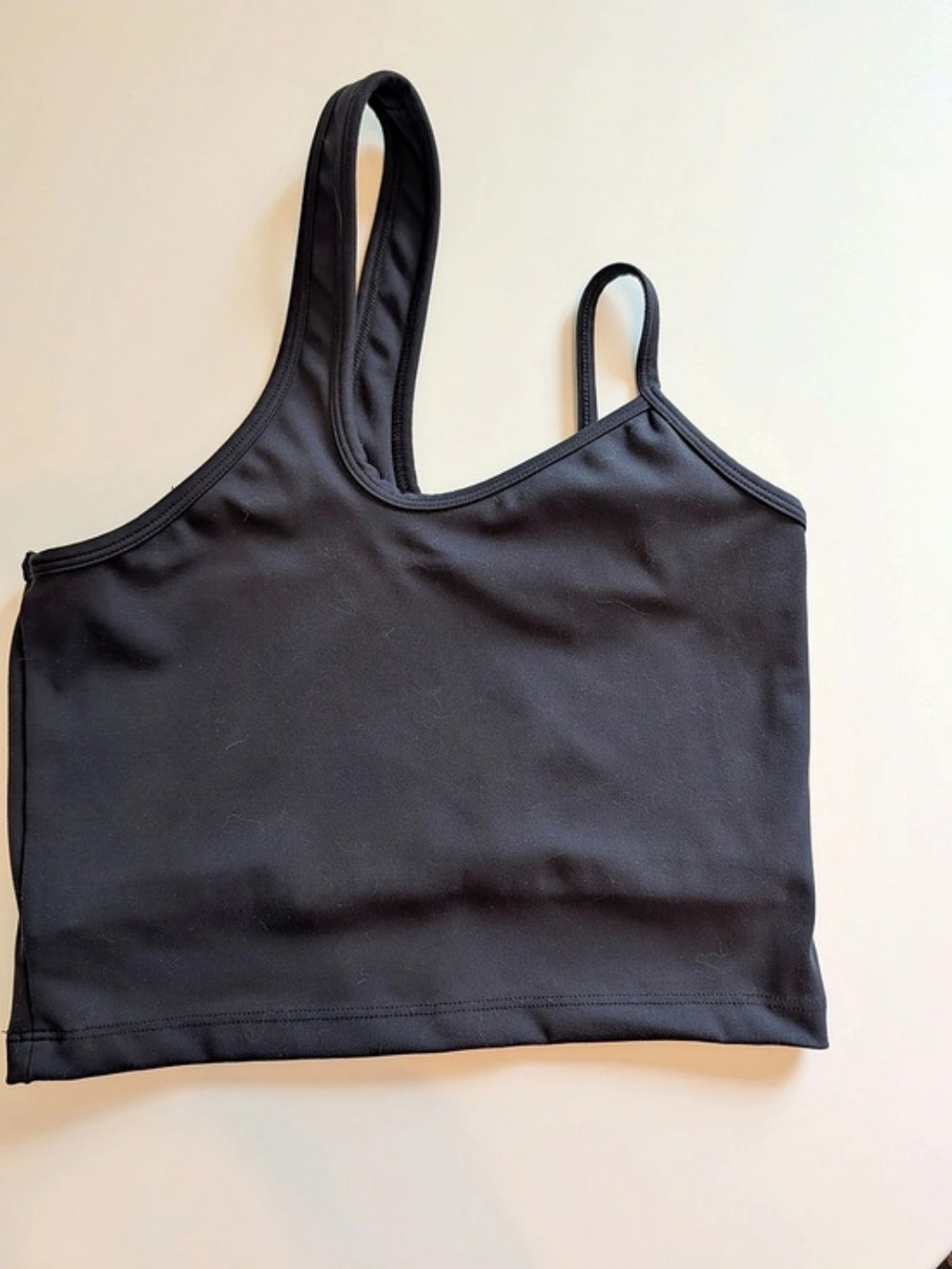FIVE Black Crop Tank Top Size Small Like New